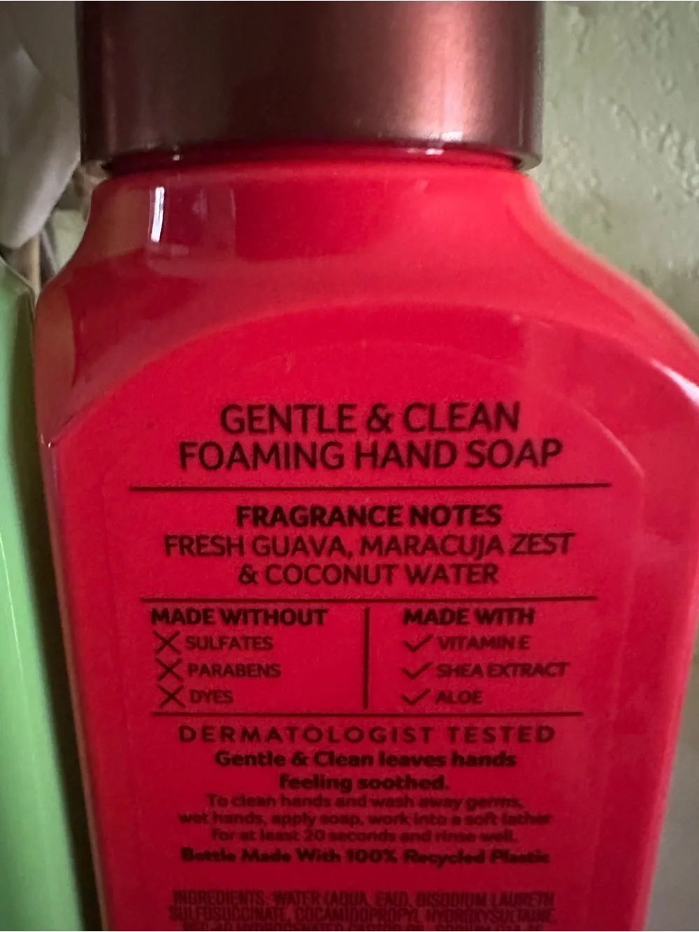 Bath & Body Works Blue, Green & Red Foaming Hand Soap Trio